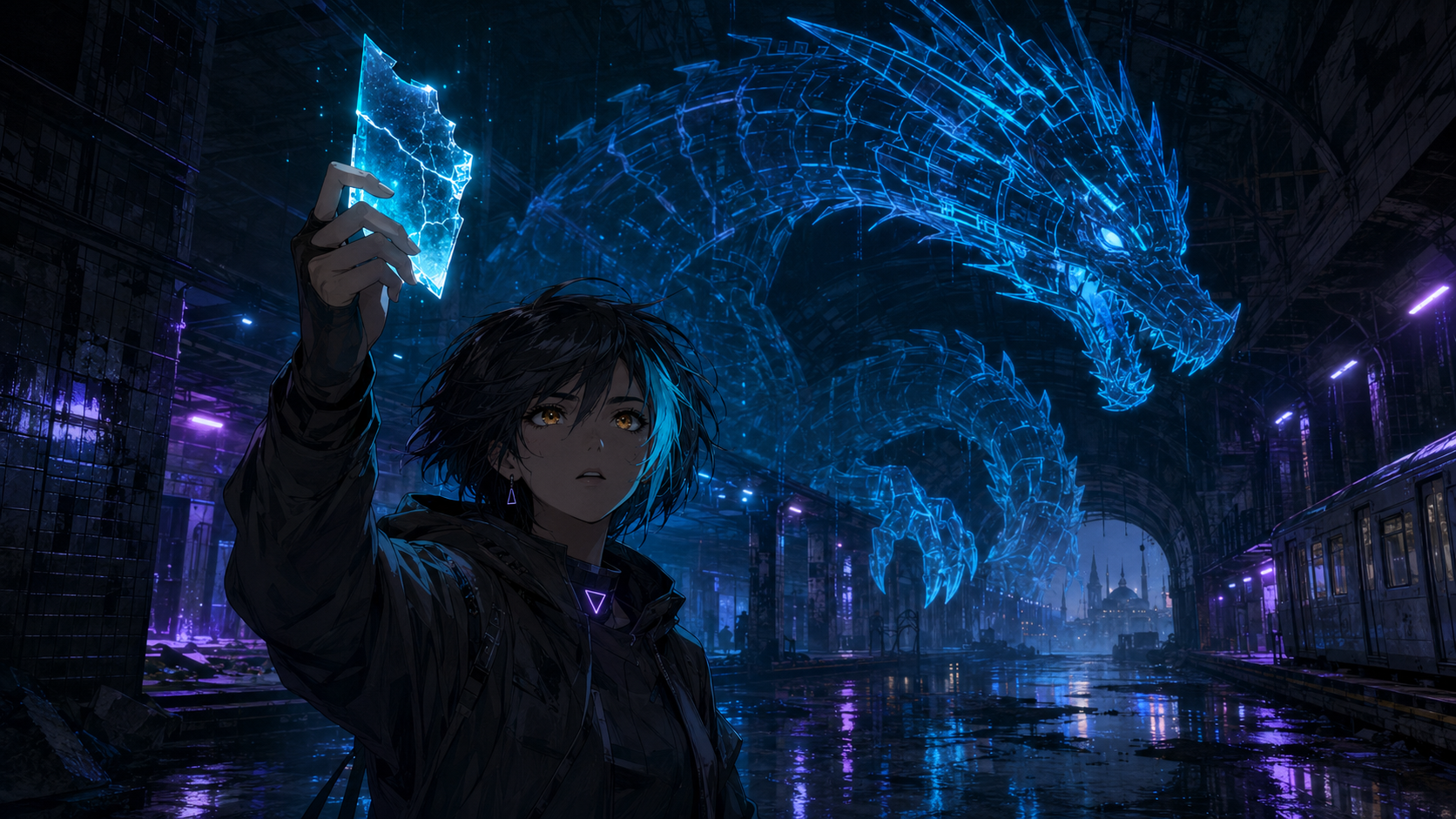 Neon Yankı özgün anime pilotu